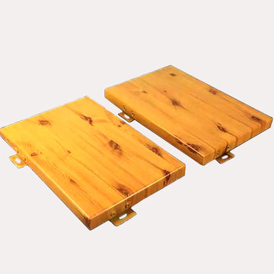 Beli 2mm-6mm Aluminium Wall Cladding Panel Kayu-seperti Warna Untuk Dekorasi Luar / Interior online manufacture