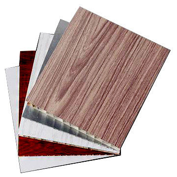 Beli Panel Komposit Honeycomb Aluminium 5mm hingga 200mm Dengan Lapisan PVDF Warna Kayu online manufacture