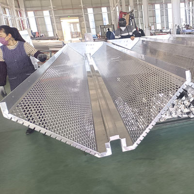 Beli A1100 A3003 A5052 Panel Lapisan Aluminium Dengan Laser Cut Perforasi Atau Pola Dekoratif Untuk Dekorasi Bangunan online manufacture