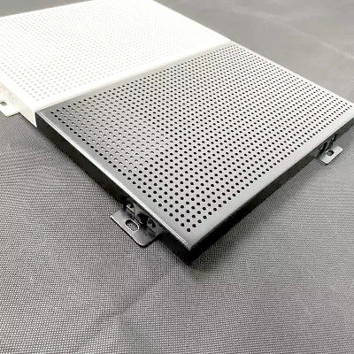 PVDF Coating Perforated Aluminium Sheets Untuk Dekorasi / Lapisan Dinding Luar
