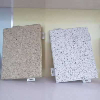 Batu Seperti Panel Dinding Aluminium Tahan Asam Untuk Dekorasi Khusus