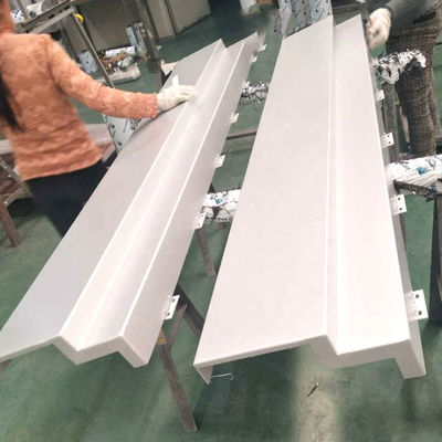 Lembar panel logam dinding tirai tahan panas Ringan 2mm-6mm Ketebalan