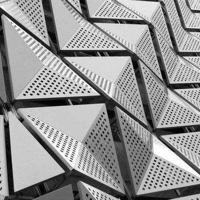 3D Perforated Aluminium Sheet Plate Panel Dibuat dan Disesuaikan Untuk Dekorasi Dinding