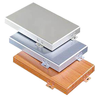 Panel dinding aluminium ringan yang tahan lama untuk dekorasi dinding / langit-langit
