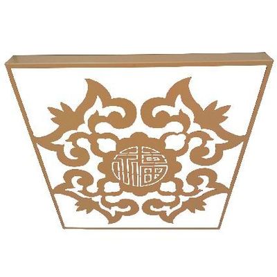 PVDF Lapisan Panel Wall Aluminium Lapisan tahan lama Dengan Pola Ukiran