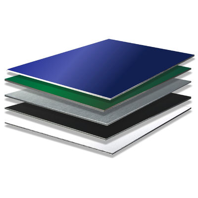 Panel Komposit Aluminium Plastik 2000-6000mm Untuk Renovasi / Dekorasi Bangunan