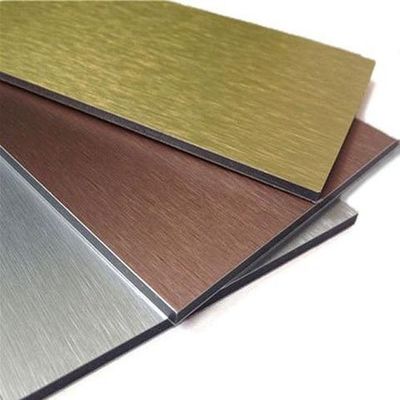 Panel Komposit Aluminium ACP Untuk Renovasi / Dekorasi Dinding Toko
