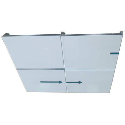 Bangunan Panel aluminium bergelombang, Panel aluminium datar Untuk dekorasi langit-langit gantung