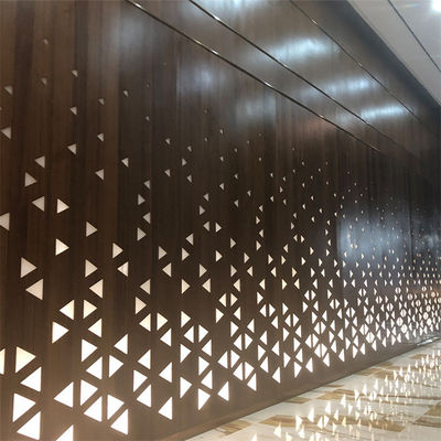 Fashion Lembar Aluminium Langit-langit, Panel Aluminium Berlubang Untuk Fasad