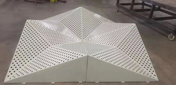 aluminium dekoratif logam panel dinding luar 3d facade cladding
