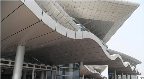 Baru Dekoratif Komersial Eksterior Acp Outdoor Fireproof Fasad Bahan Panel Cladding Eksterior 3D Aluminium Veneer