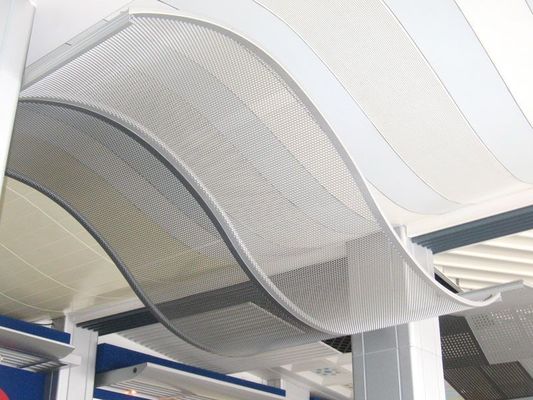 Pabrik Harga Aluminium Hyperbolic Solid Panel Untuk Bangunan Eksterior Fasad Tembok Tirai