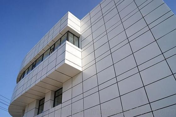 Metal Curtain Wall Laser Cut Aluminium Veneer Panel Bangunan Fasad
