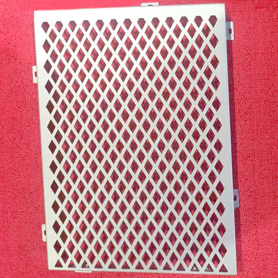 CNC Machine Punched Aluminium Wall Cladding panel dengan Custom Patterns untuk Fasad Wall Cladding dan Dekorasi