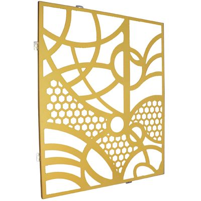 Panel aluminium perforasi berkualitas tahan lama dan tahan lama untuk penutup dinding dan dekorasi tirai layar