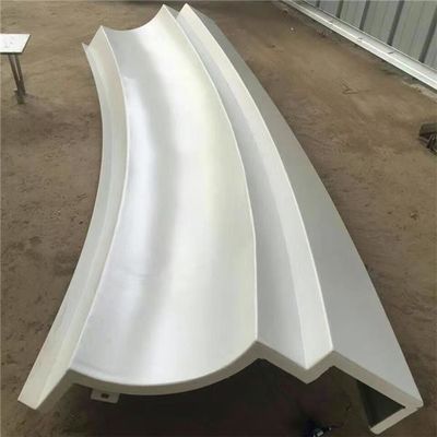 Aluminium Bahan hiasan 3d slats dinding lapis interior eksterior gelombang panel dinding