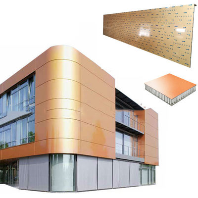 Ukuran Maksimal 2mx12m Panel Lapisan Honeycomb Aluminium Besar Untuk Dekorasi Dinding Tirai