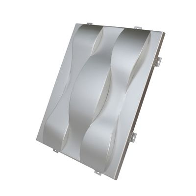 Panel Aluminium Hiperbolik 3D Dengan Permukaan Protuberant Cengkeh Untuk Dekorasi Bangunan Khusus