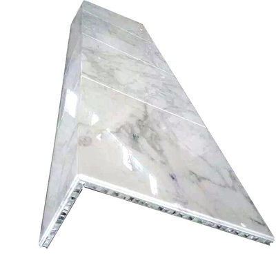 Panel Honeycomb Aluminium Laminasi Marmer Imitasi atau Marmer Alami 10-200mm tebal