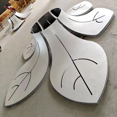 Panel Metal Alloy Aluminium Desain Hiperbolik Untuk Dekorasi Dinding Tirai
