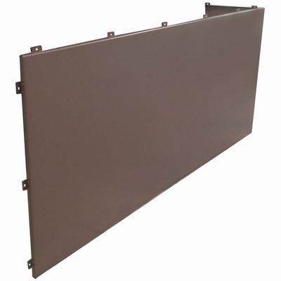 Ukuran maksimal 2mx10m Panel aluminium yang disesuaikan untuk dinding interior dan eksterior Lapisan dan dekorasi