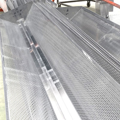 Anodized Laser Cut Patterns Perforated Aluminium Cladding Panels Customized Durable Building Fasad Dekorasi