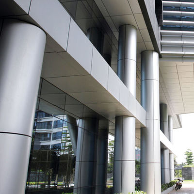 Panel aluminium tahan lama ringan untuk dekorasi fasad dan kanopi bangunan